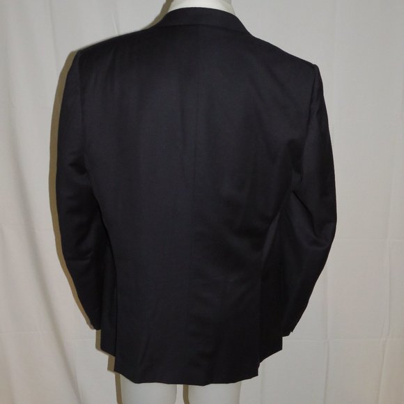 Ermenegildo Zegna Micronsphere Solid Navy Recent Two Button Sport Coat 48R - Picture 7 of 11